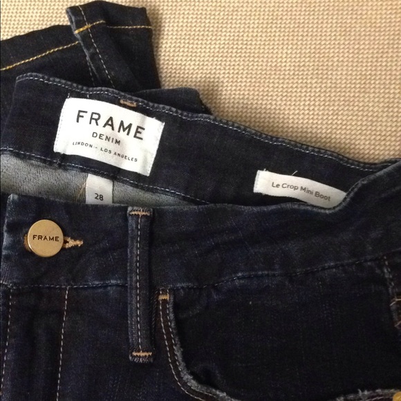 Frame Denim Denim - Frame Denim Le Crop Mini Boot size 28